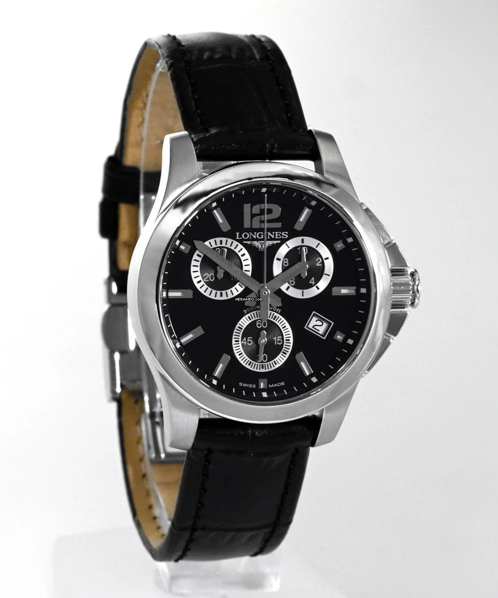  Longines Conquest Chronograph 35mm Quarz Ref. L3.279.4.56.3 