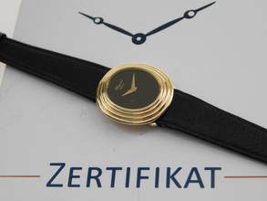 Thumbnail von Chopard L.U.C. 18 Karat Gelbgold Handaufzug mit Onyx Zifferblatt