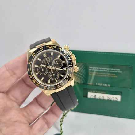  Rolex Daytona Ouro & Cerâmica & Oysterflex 40mm Automático Completo 