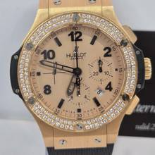 Thumbnail von Hublot Big Bang 44 mm Ouro Rosé Factory Diamonds Mat Dial 44mm Automático Completo