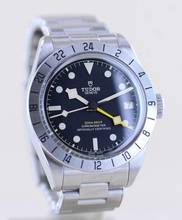 Thumbnail von Tudor Black Bay Pro GMT black Top Date B+P Diver Stahlband NOS