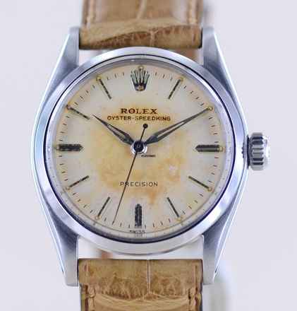  Rolex Oyster Speedking cream dial Unisex Patina 1957 Hand Wind rar 