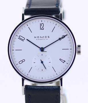  NOMOS Tangente 35 Expo 2000 kleine Sekunde Silver Dial Sondermodell 