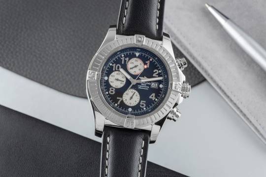  Breitling Super Avenger Chronograph Edelstahl Automatik Ref. A13370 