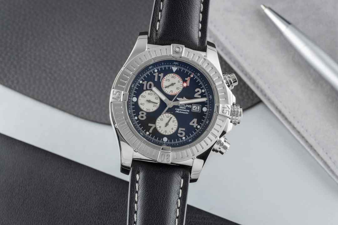 Breitling Super Avenger Chronograph Edelstahl Automatik Ref. A13370 