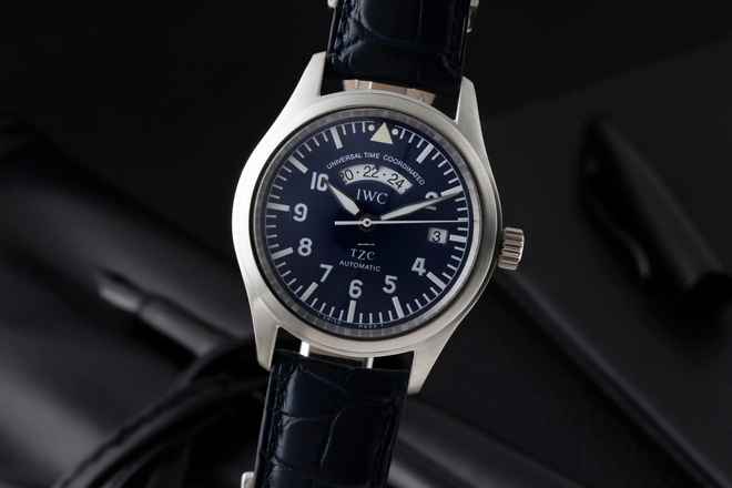  IWC Fliegeruhr Spitfire UTC Platin Automatik Herrenuhr Ref. IW325103 