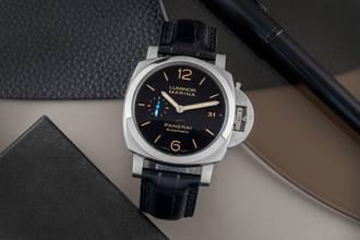 Thumbnail von Panerai Luminor Marina 1950 3 Days Automatic 42 3 Days Stahl Automatic Ref. PAM01392 B&P 2019