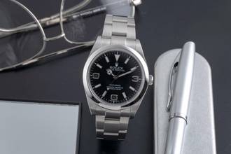 Thumbnail von Rolex Explorer 39 Oyster Perpetual Edelstahl Automatik Ref. 214270 B&P 2012