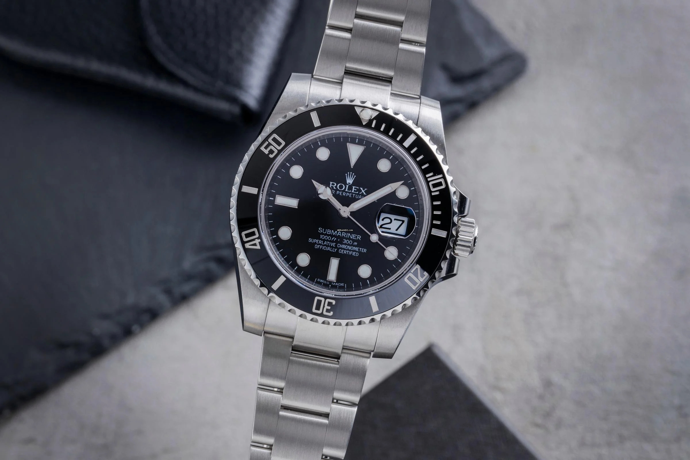 Rolex Submariner Date 40 Stahl Automatik Herrenuhr Ref. 116610LN B&P 2013