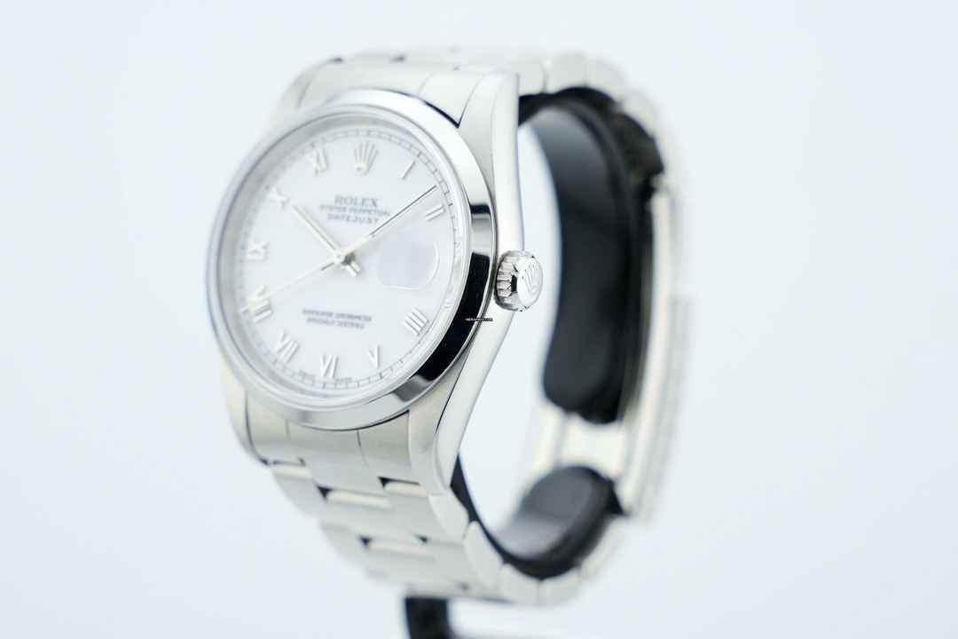  Rolex Datejust 36 36mm - CPO - White Roman Dial 16200 1997 