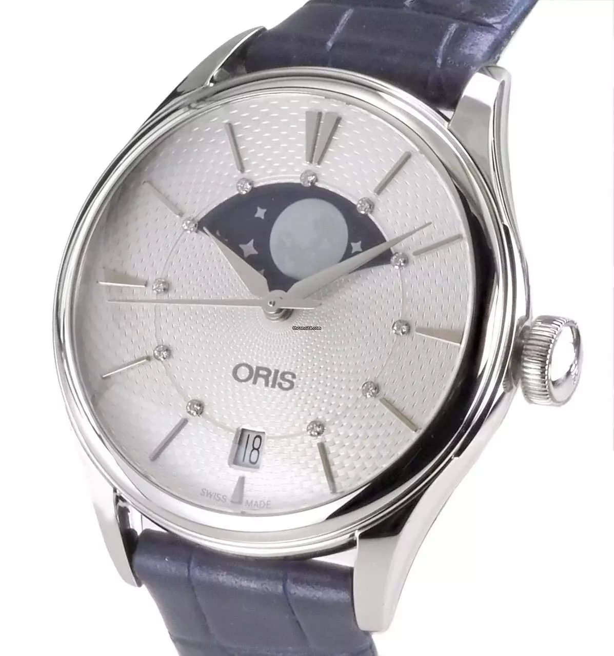  Oris Artelier Date 763 7723 4051-07 5 18 Date 01 Grande Lune 36 mm Ø Automatic Mond 
