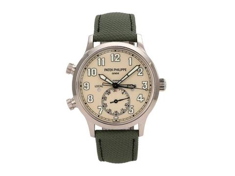  Patek Philippe Calatrava Pilot Travel Time Weißgold 5524G-010 