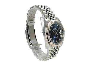 Thumbnail von Rolex Datejust 41 Edelstahl Weißgold 126334 Blau Diamant Jubile-Band
