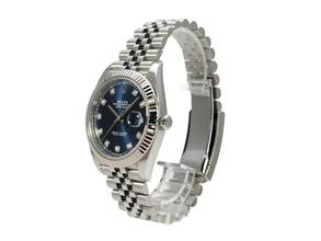 Thumbnail von Rolex Datejust 41 Edelstahl Weißgold 126334 Blau Diamant Jubile-Band