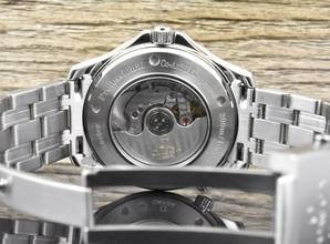 Thumbnail von Omega Seamaster Diver 300 M GMT Co Axial Blue Wave Dial 2535.80 B&P