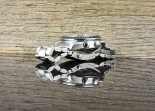 Thumbnail von Omega Speedmaster Date 321280 Blue Dail Chronograph Automatik