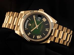 Thumbnail von Rolex Day-Date 40 Ref.228238 2025 Full Set Ungetragen Day-Date Green Ombré Dial