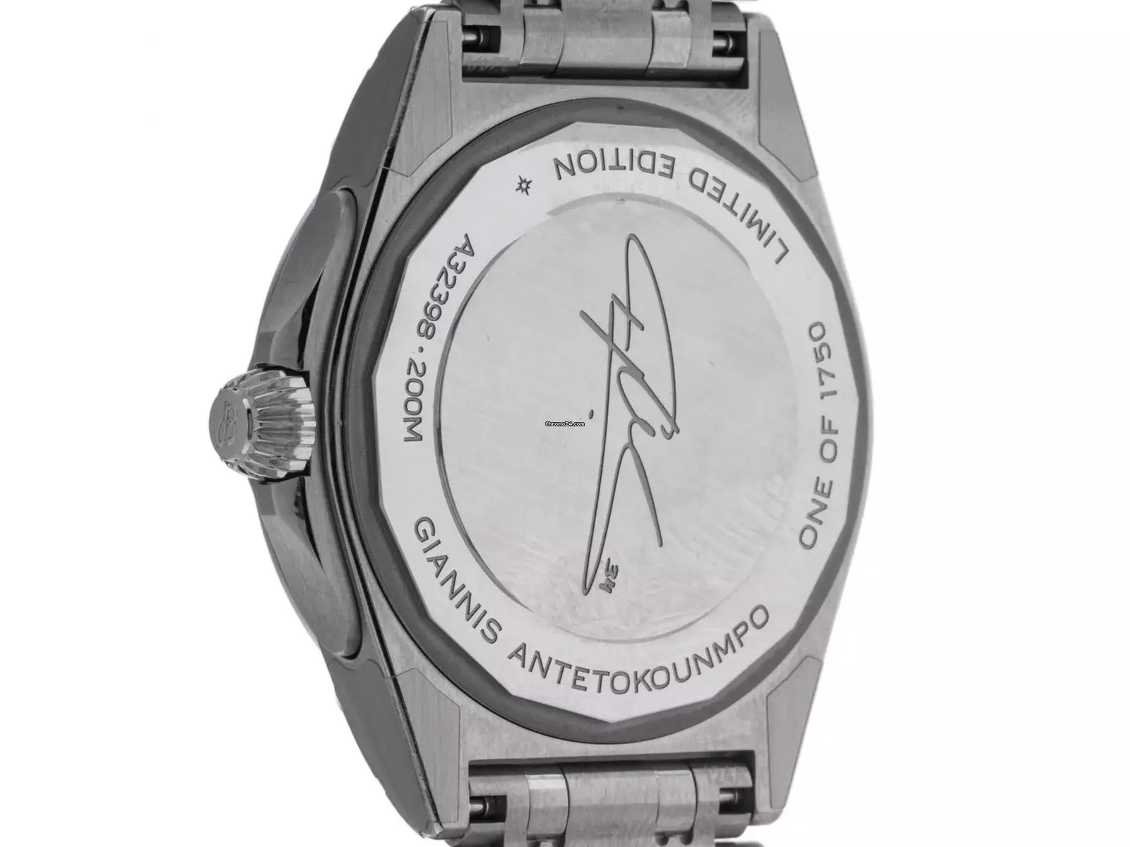  Breitling Chronomat GMT Giannis Antetokounmpo GMT Ref.A32398A11L1A1 2026 Full Set Ungetragen Chronomat GMT Giannis Antetokounmpo Green Dial 