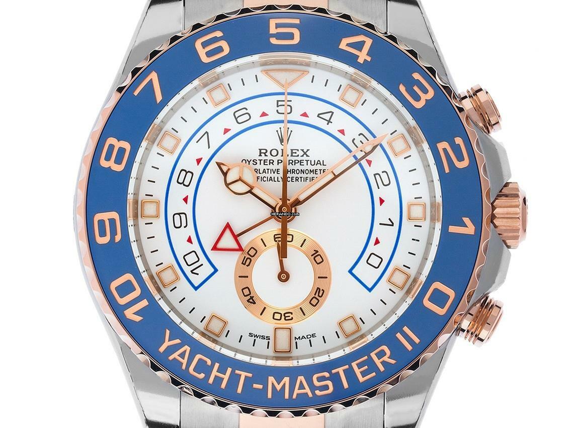 Rolex Yacht-Master II Ref.116681 2023 Full Set Ungetragen Vintage Yacht-Master II