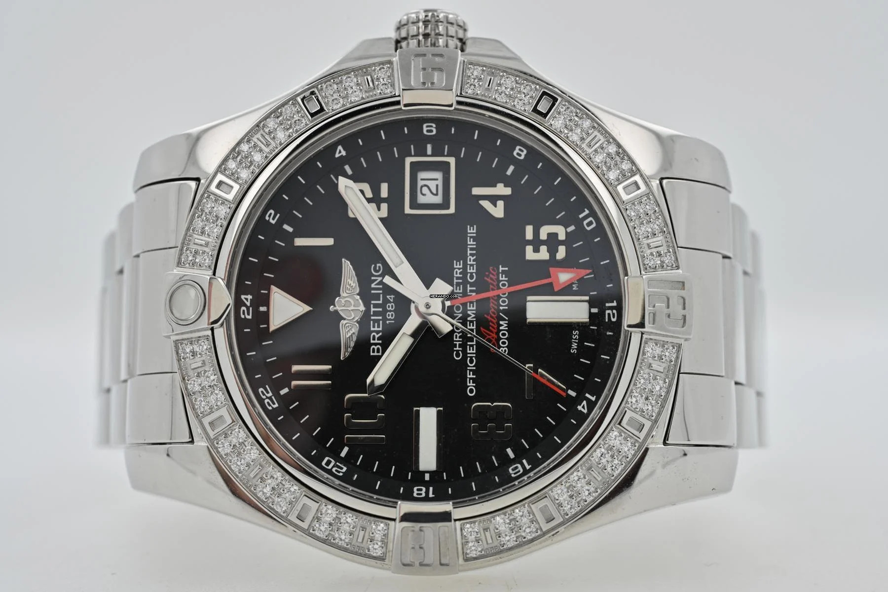 Breitling Avenger II GMT A3239053 Diamond Bezel