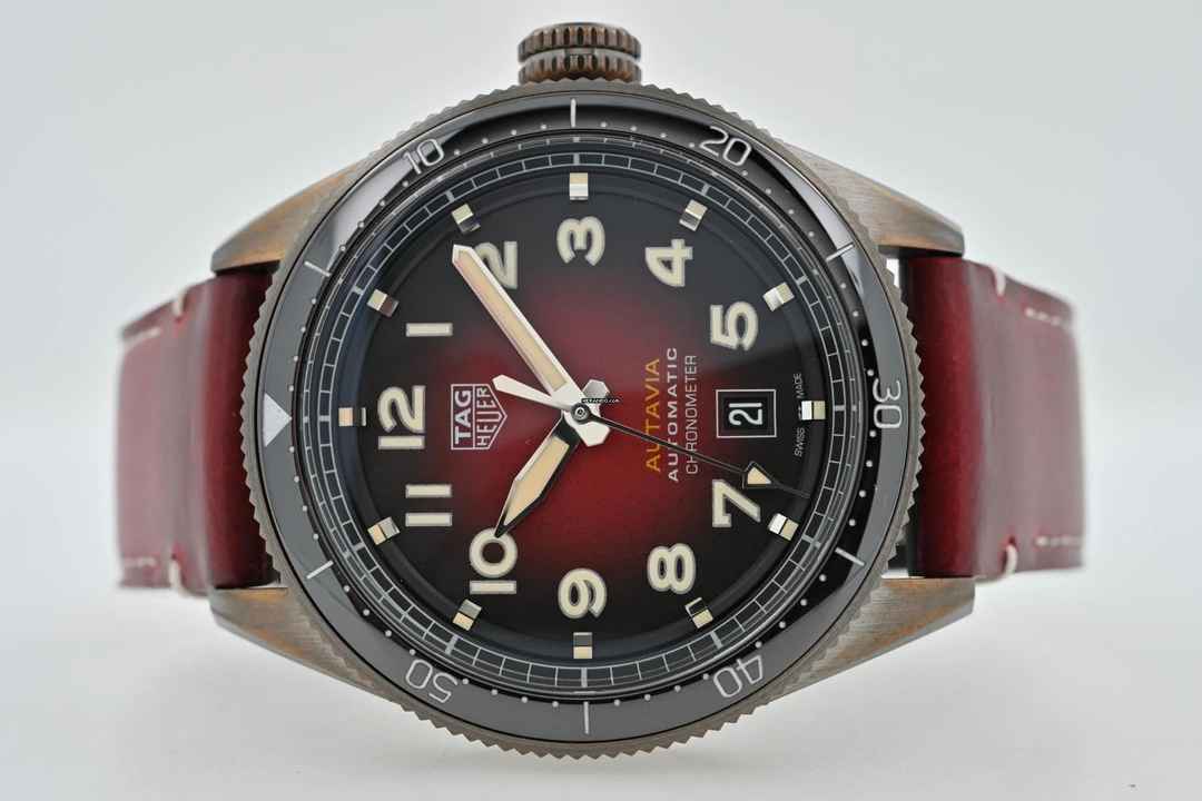  TAG Heuer Autavia 42 Bronze WBE5192.FC8300 Red 