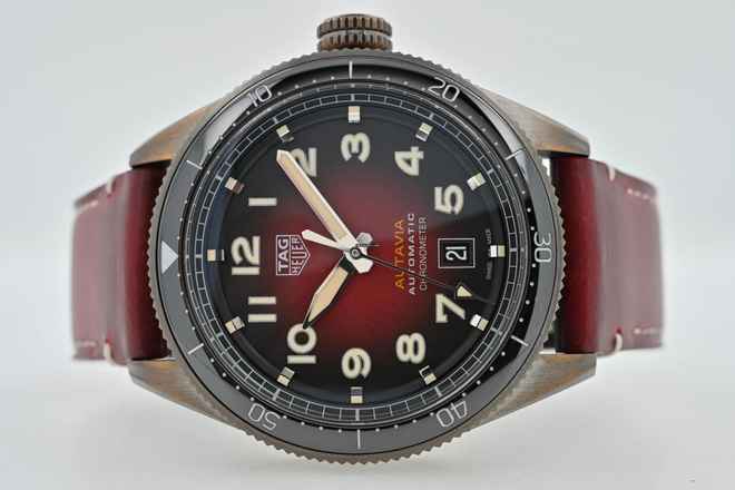  TAG Heuer Autavia 42 Bronze WBE5192.FC8300 Red 