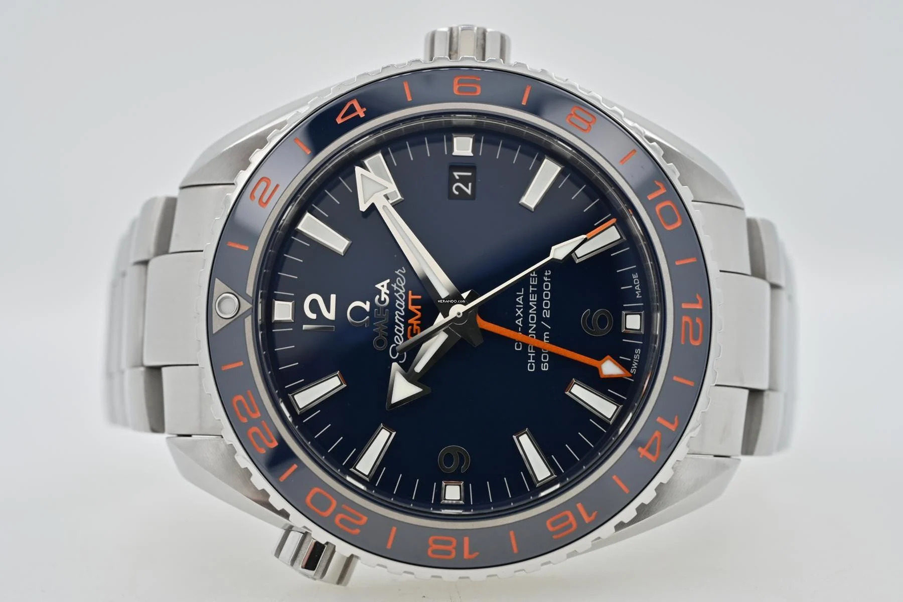  Omega Seamaster Planet Ocean Good Planet GMT 23230442203001 