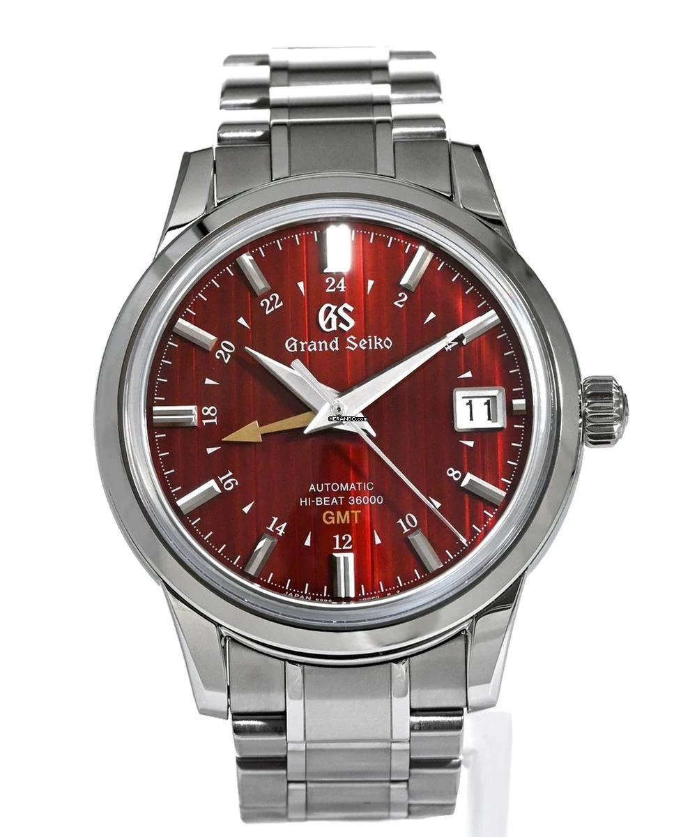  Seiko GS Grand Elegance Kollektion Mechanisches Hi-Beat 36000 GMT Ref. SBGJ273 