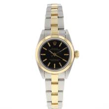 Thumbnail von Rolex Oyster Perpetual 26 Yellow Gold / Steel Black Dial