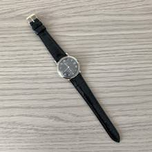 Thumbnail von Patek Philippe Calatrava Date 3445 Oversize slate grey dial white gold 18KT 1967's