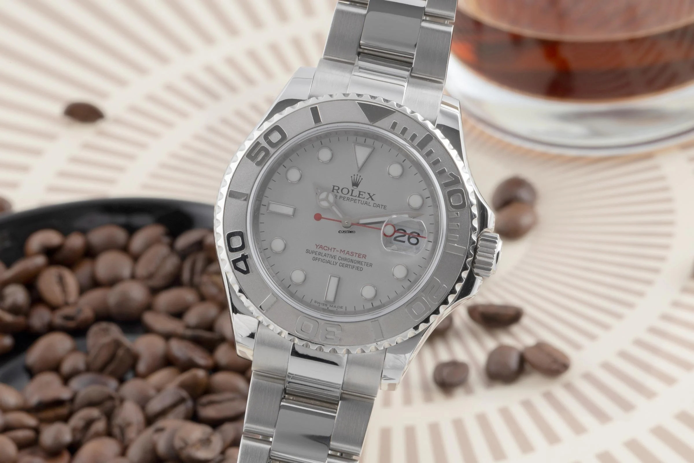 Rolex Yacht-Master 40 Oyster Stahl Platin Automatik Herren Ref. 16622 V-Serie