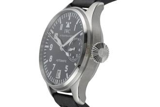 Thumbnail von IWC Große Fliegeruhr Schaffhausen Big Pilot Automatik 7 Days Edelstahl Herrenuhr Ref IW500201