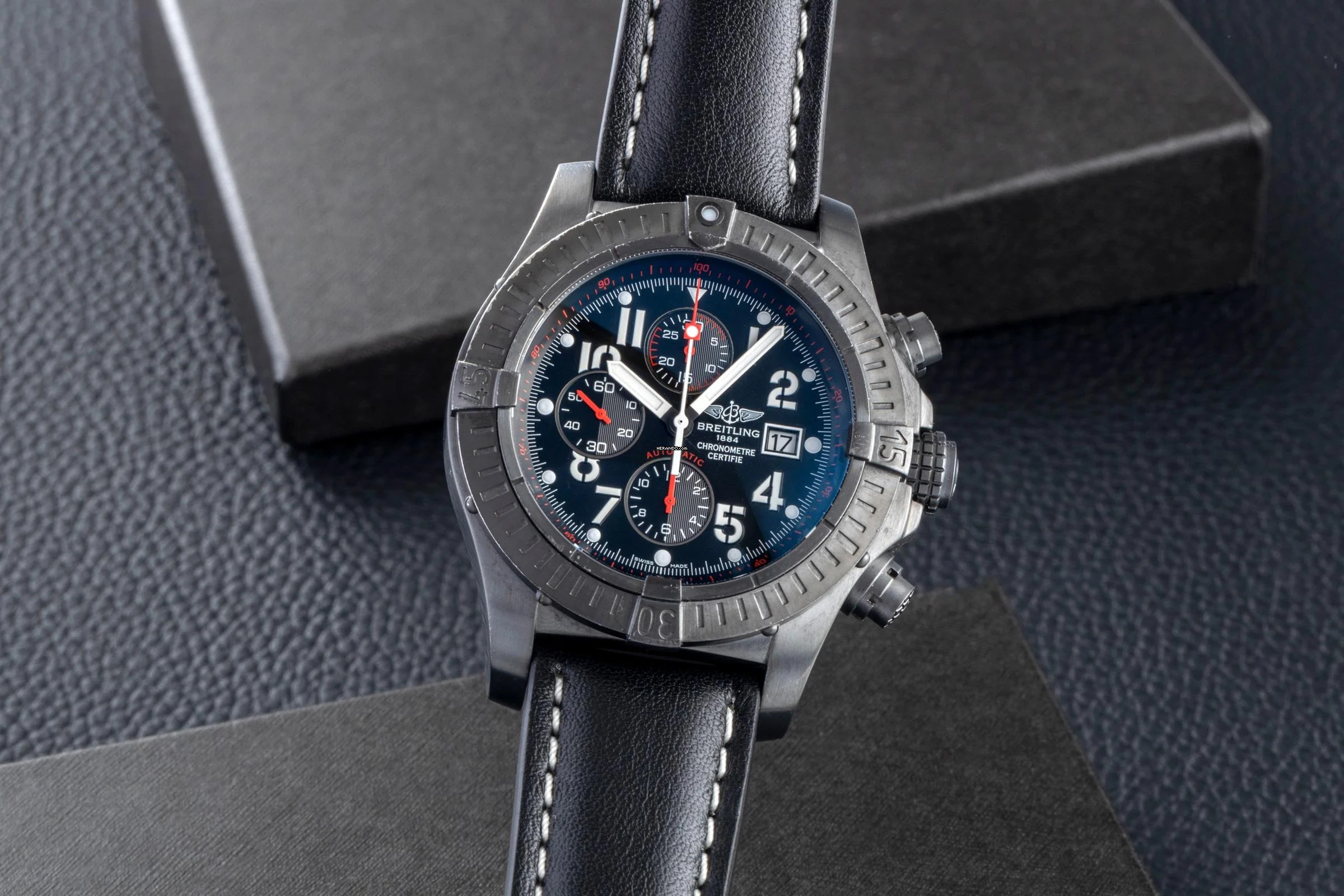 Breitling Super Avenger Black Steel Limited Edition Chronograph Ref. M13370