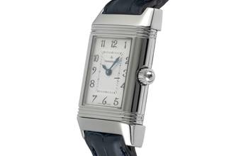 Thumbnail von Jaeger-LeCoultre Reverso Stahl Diamanten Handaufzug Ref. Q266845W B&P 2005