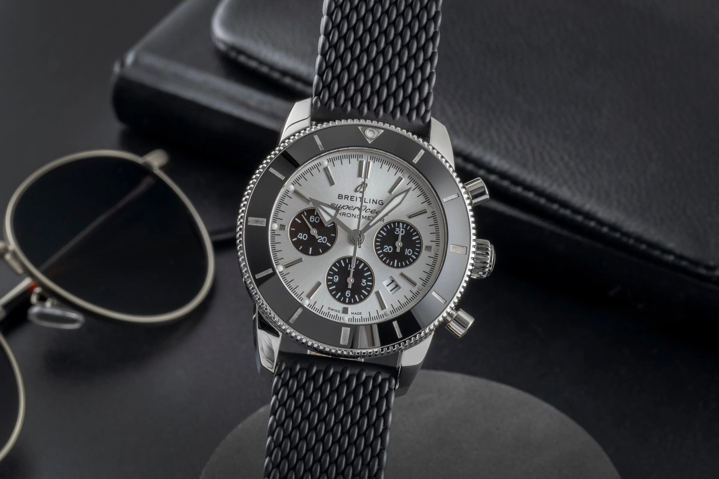 Breitling Superocean Heritage II Chronograph B01 Chronograph Stahl Ref AB0162 Box & Papiere