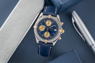 Thumbnail von Breitling Chronomat Chronograph Stahl / Gold Automatik Ref. B13048