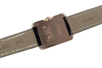 Thumbnail von Cartier Tank Anglaise 18k (0,750) Rotgold Quarz Damenuhr Ref. W5310027 Papiere