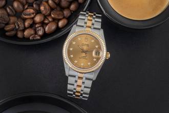 Thumbnail von Tudor Prince Date Stahl / Gold Automatik Diamanten Ref. 74033 Papiere 2013