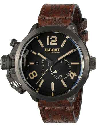  U-Boat Capsule 8805 Herrenuhr Capsule Titanium BK BE 50mm 10ATM 