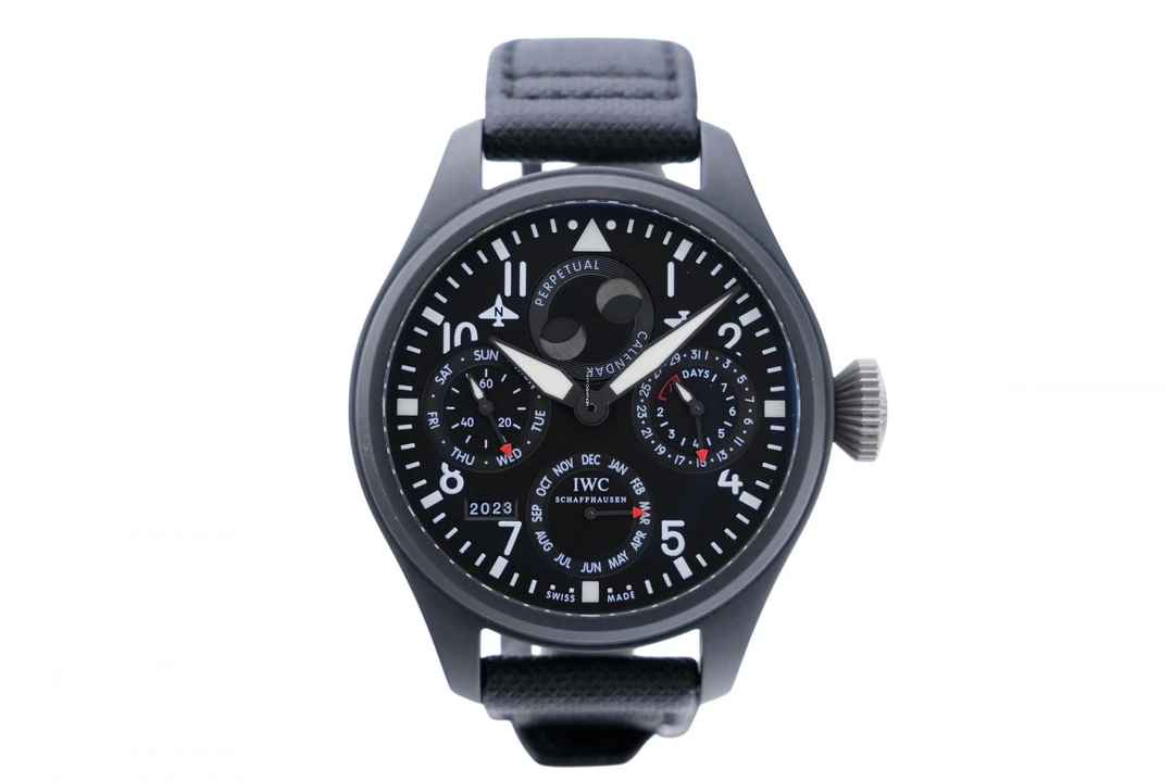  IWC Große Fliegeruhr Top Gun Big Pilot Top Gun - Perpetual Calendar In Ceramic - With Box And Papers - IW502902 2014 