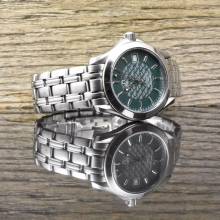 Thumbnail von Omega Seamaster 120 M Jacques Mayol Limited Edition Green Dial unpoliert - Vintage