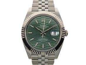 Thumbnail von Rolex Datejust 41 Green Motif Dial - SEHR SELTEN - LIKE NEW