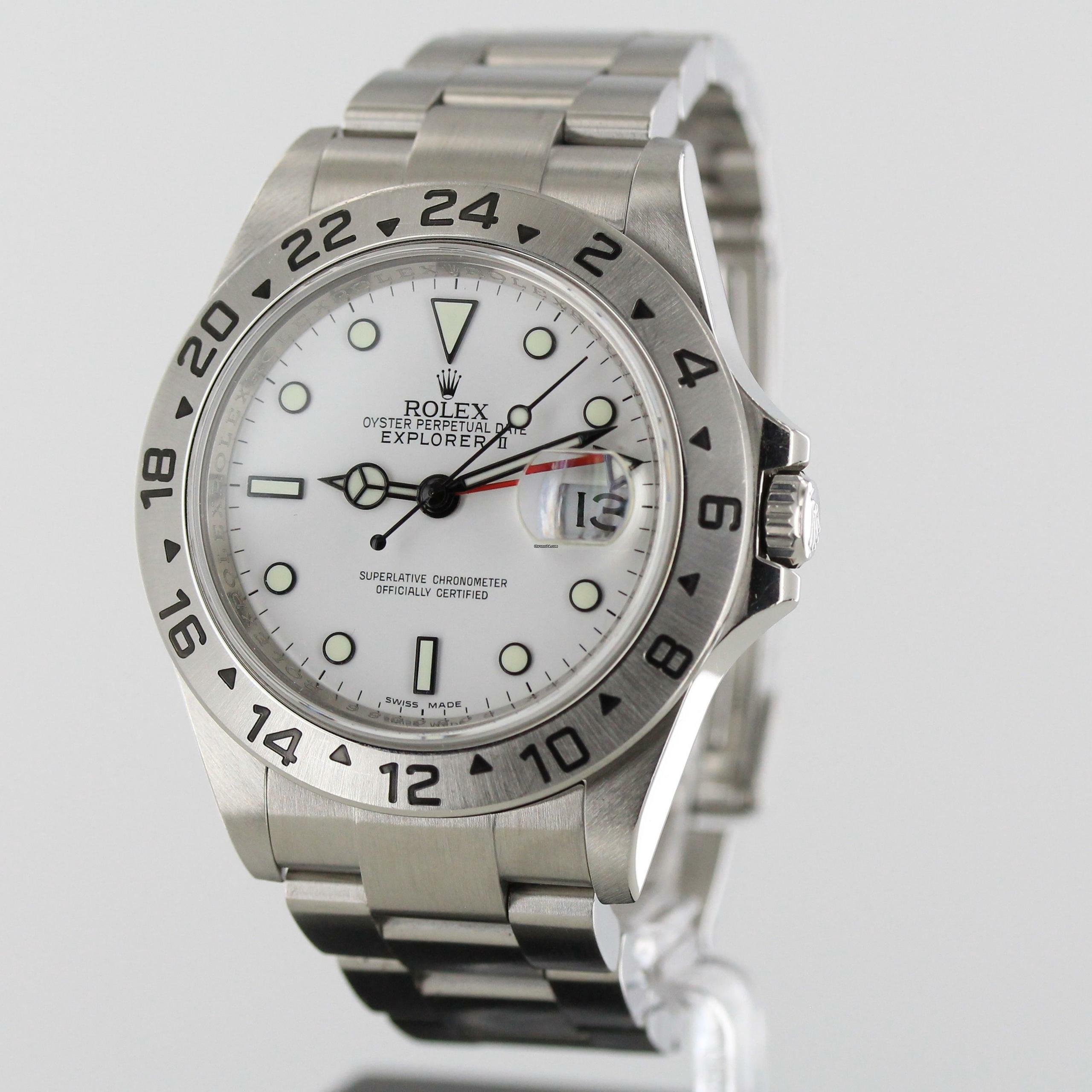 Thumbnail von Rolex Explorer II Full Set//2010//Ref.16570//LC100//#753