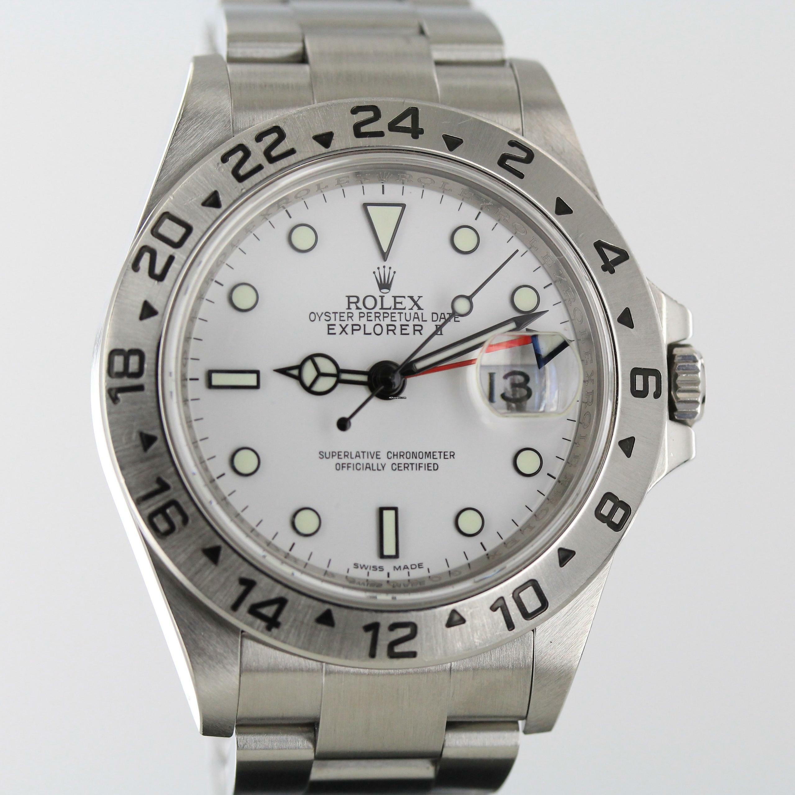 Thumbnail von Rolex Explorer II Full Set//2010//Ref.16570//LC100//#753