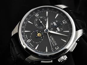 Thumbnail von Union Glashütte Belisar Chronograph Ref.D014.425168700 2025 Full Set Ungetragen Belisar Chronograph Vollkalender Mondphase Faltschließe