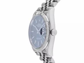 Thumbnail von Rolex Datejust 36 Ref.126234 2022 Full Set wie Neu Datejust Stahl 18kt Weißgold Blue Wave Dial