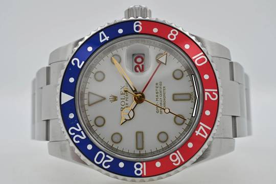  Rolex GMT-Master II 116710BLRO Blaken Vintage Line PanAm White Dial Limited 58pcs 