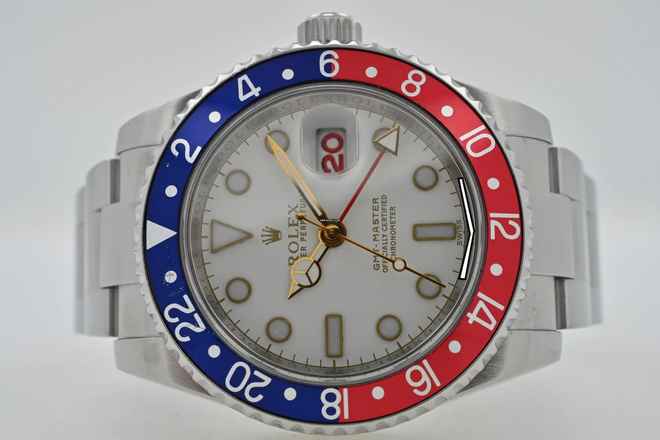  Rolex GMT-Master II 116710BLRO Blaken Vintage Line PanAm White Dial Limited 58pcs 