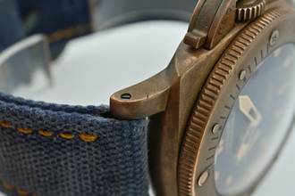 Thumbnail von Panerai Luminor Submersible 1950 3 Days Bronze Bronzo PAM 671 Limited 47mm Blue Dial