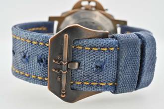 Thumbnail von Panerai Luminor Submersible 1950 3 Days Bronze Bronzo PAM 671 Limited 47mm Blue Dial